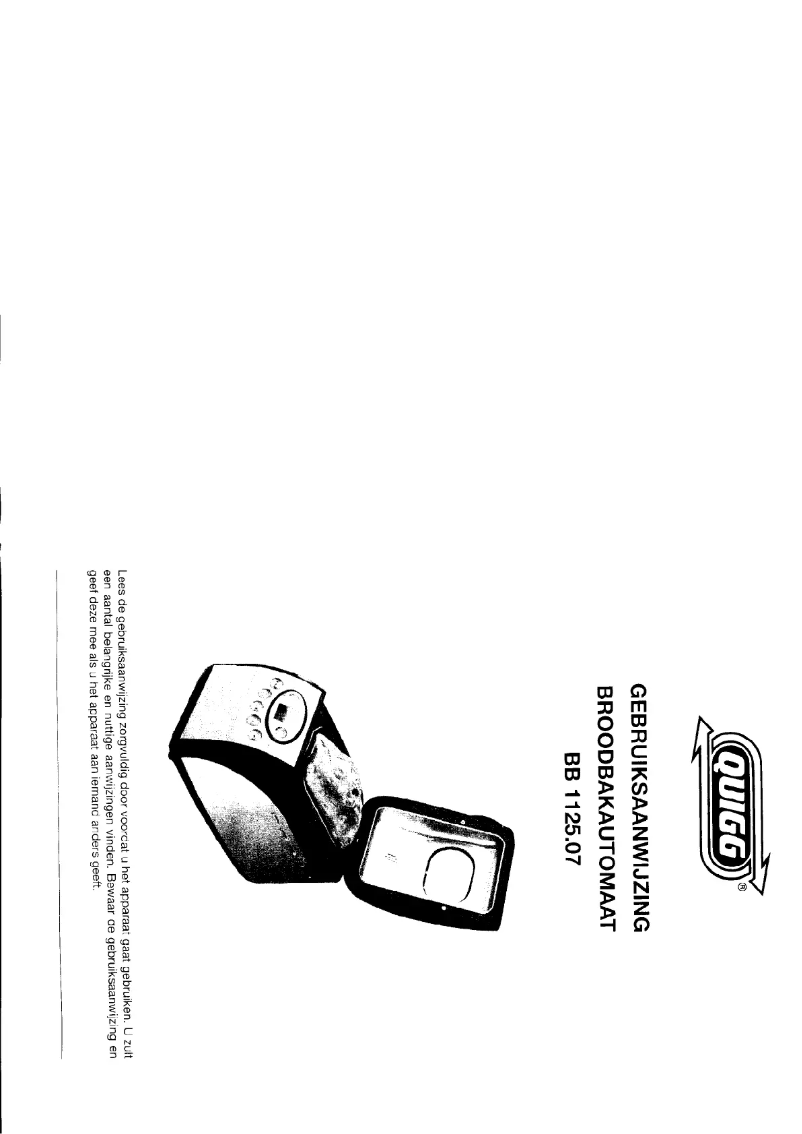 Image de la première page du manuel de l'appareil BB 1125.07