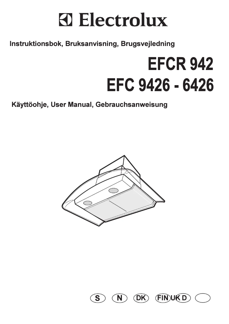Image de la première page du manuel de l'appareil EFCR942