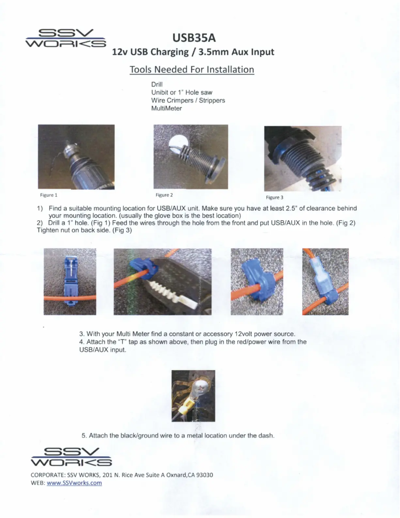 Página 1 del manual Manual de usuario SSV Works USB35A