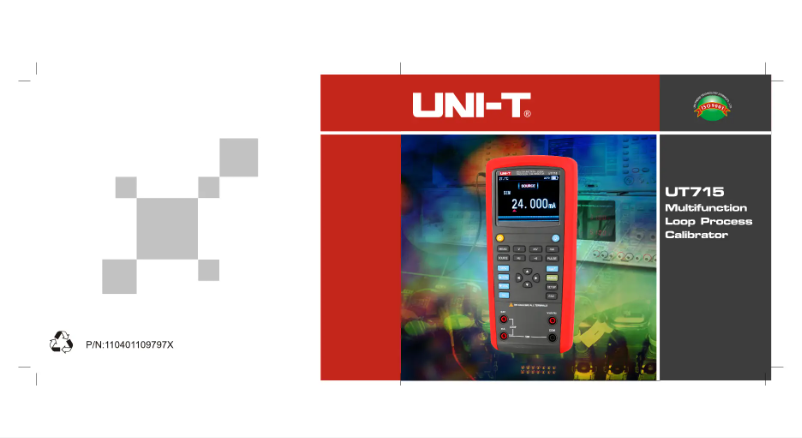 Image de la première page du manuel de l'appareil UT715