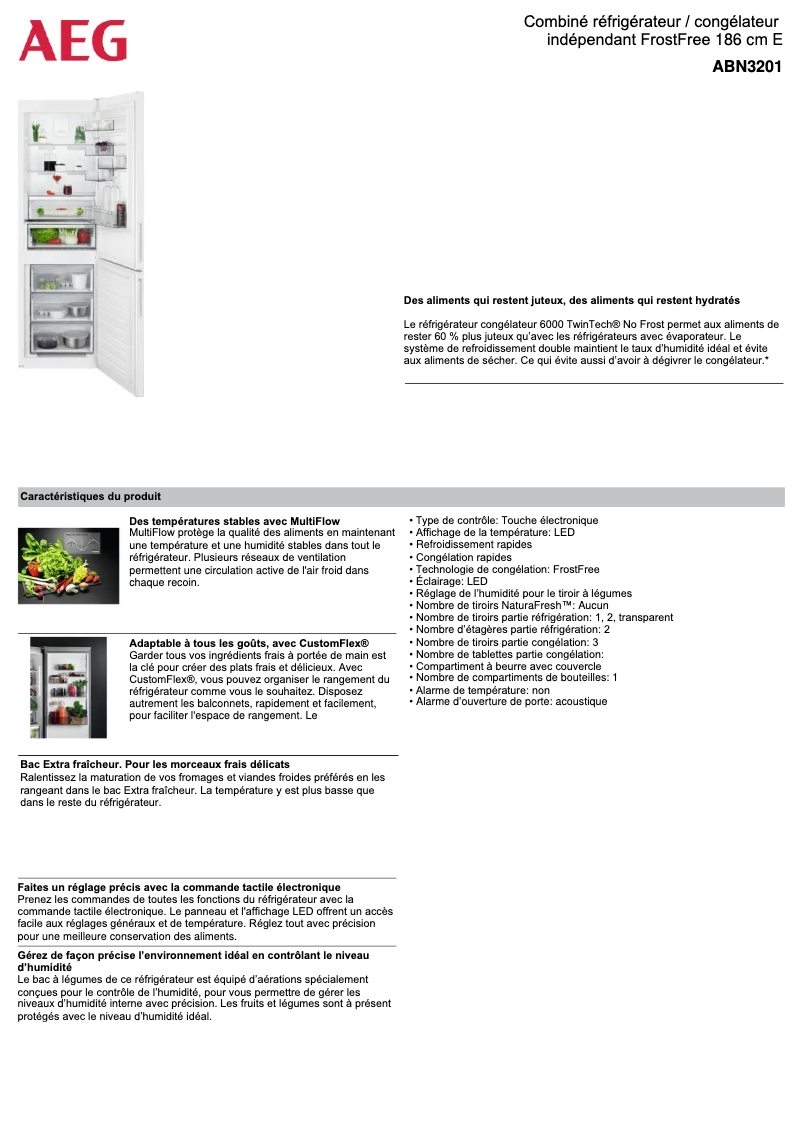 Image de la première page du manuel de l'appareil ABN3201