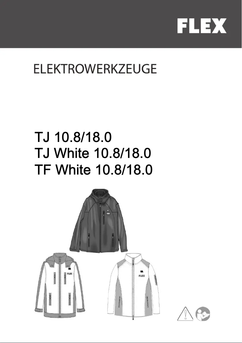 Page n°1 - Manuel utilisateur Flex TF White 10.8/18.0