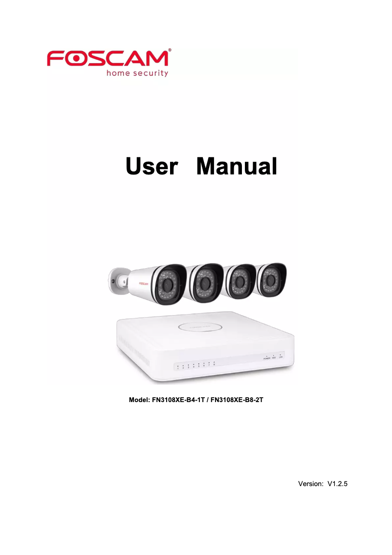 Image de la première page du manuel de l'appareil FN3108XE-B4-1T