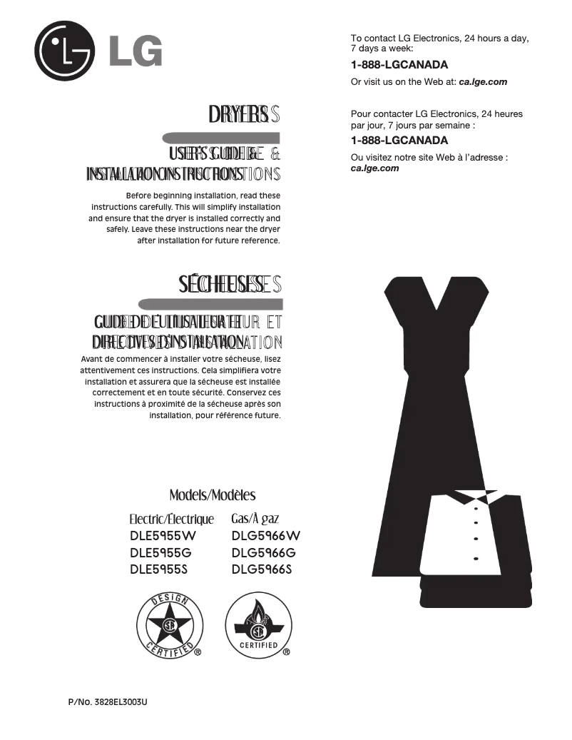 Page 1 de la notice Manuel utilisateur LG RN1304B