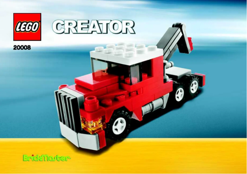 Page 1 de la notice Manuel utilisateur Lego 2009 BM Creator MAY