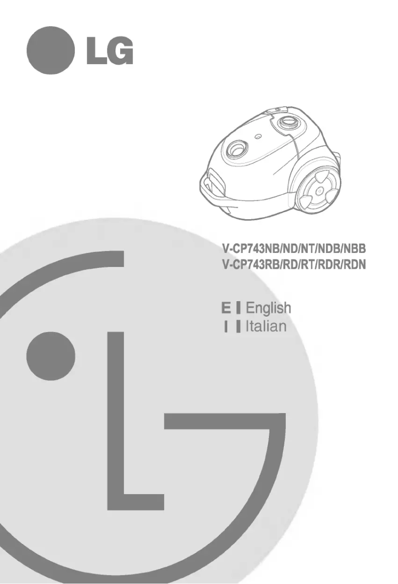 Page n°1 - Manuel utilisateur LG V-CP743RB