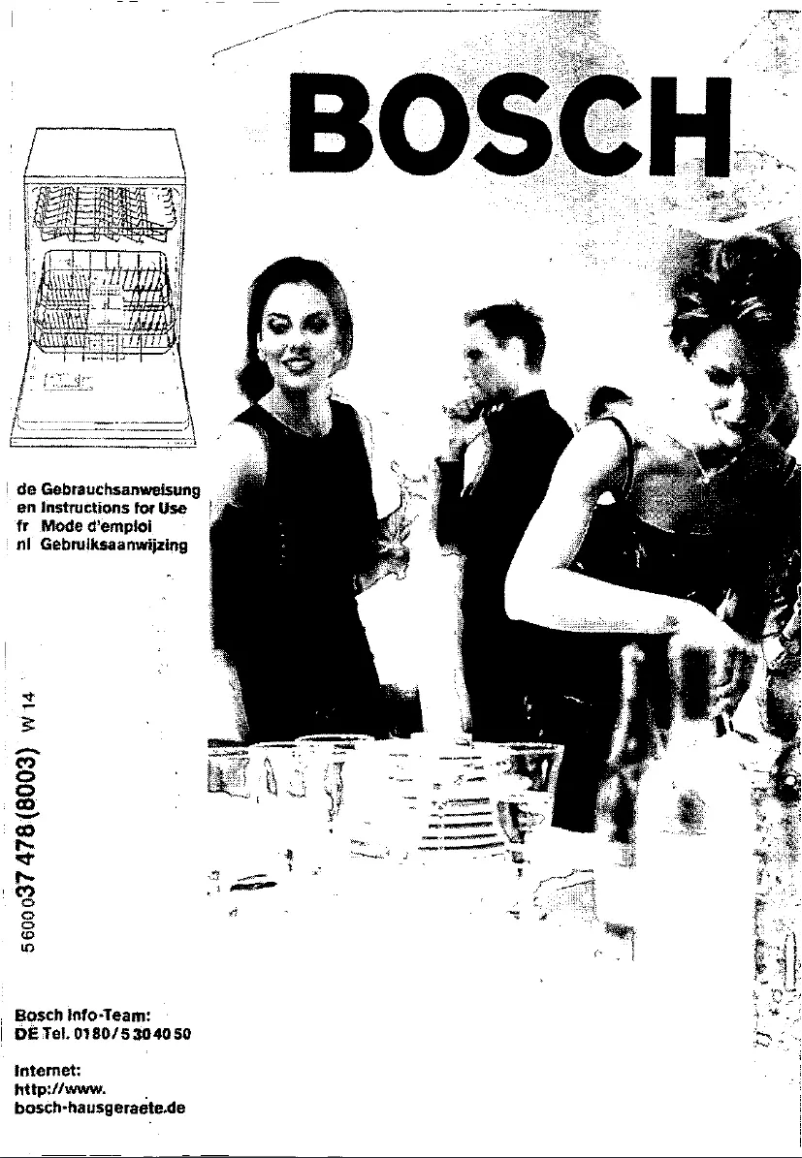 Page n°1 - Manuel utilisateur Bosch SGV4613EU