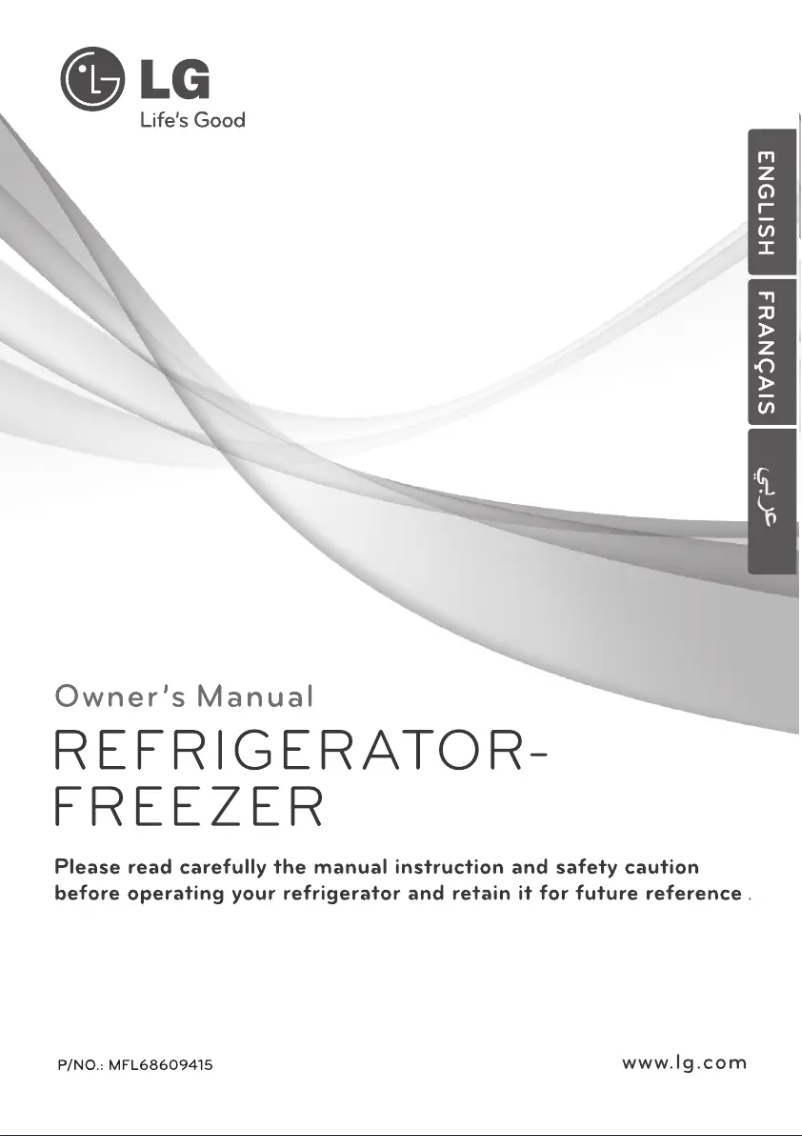 Page 1 de la notice Manuel utilisateur LG GC-B502HQCL