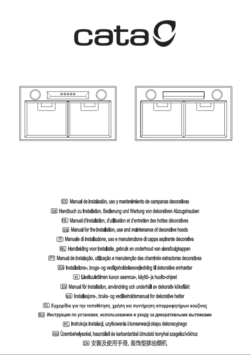 Page 1 de la notice Manuel utilisateur CATA GT Plus