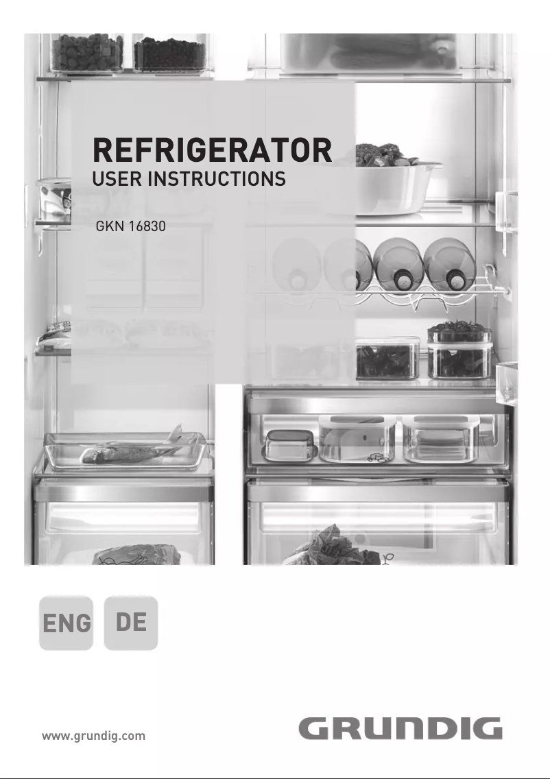Page 1 de la notice Manuel utilisateur Grundig GKN 16830
