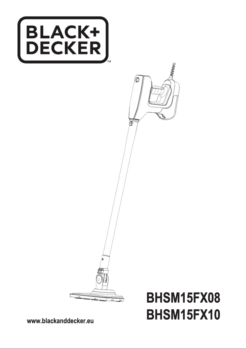 Image de la première page du manuel de l'appareil BHSM15FX10