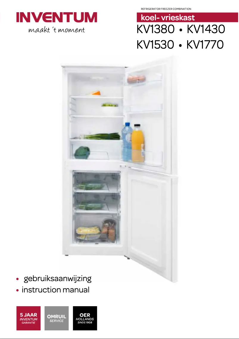 Page n°1 - Manuel utilisateur Inventum KV1380