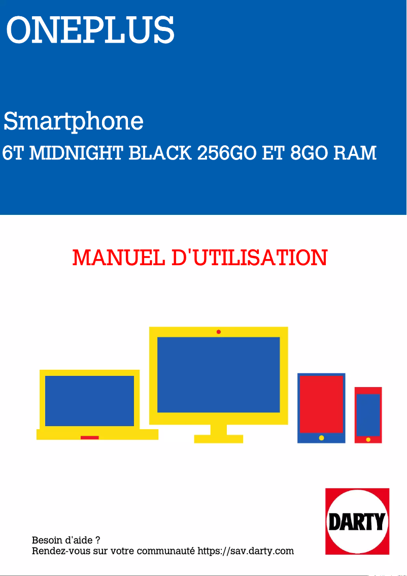 Page n°1 - Manuel utilisateur OnePlus 6T