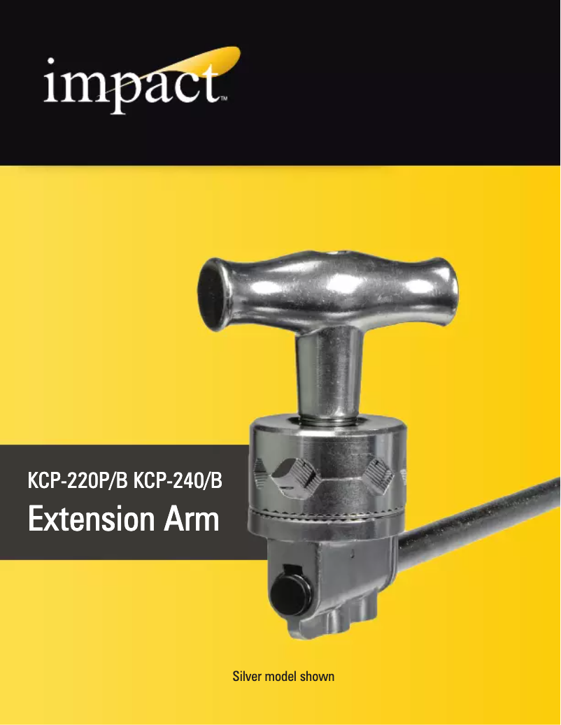 Página 1 del manual Manual de usuario Impact KCP-220