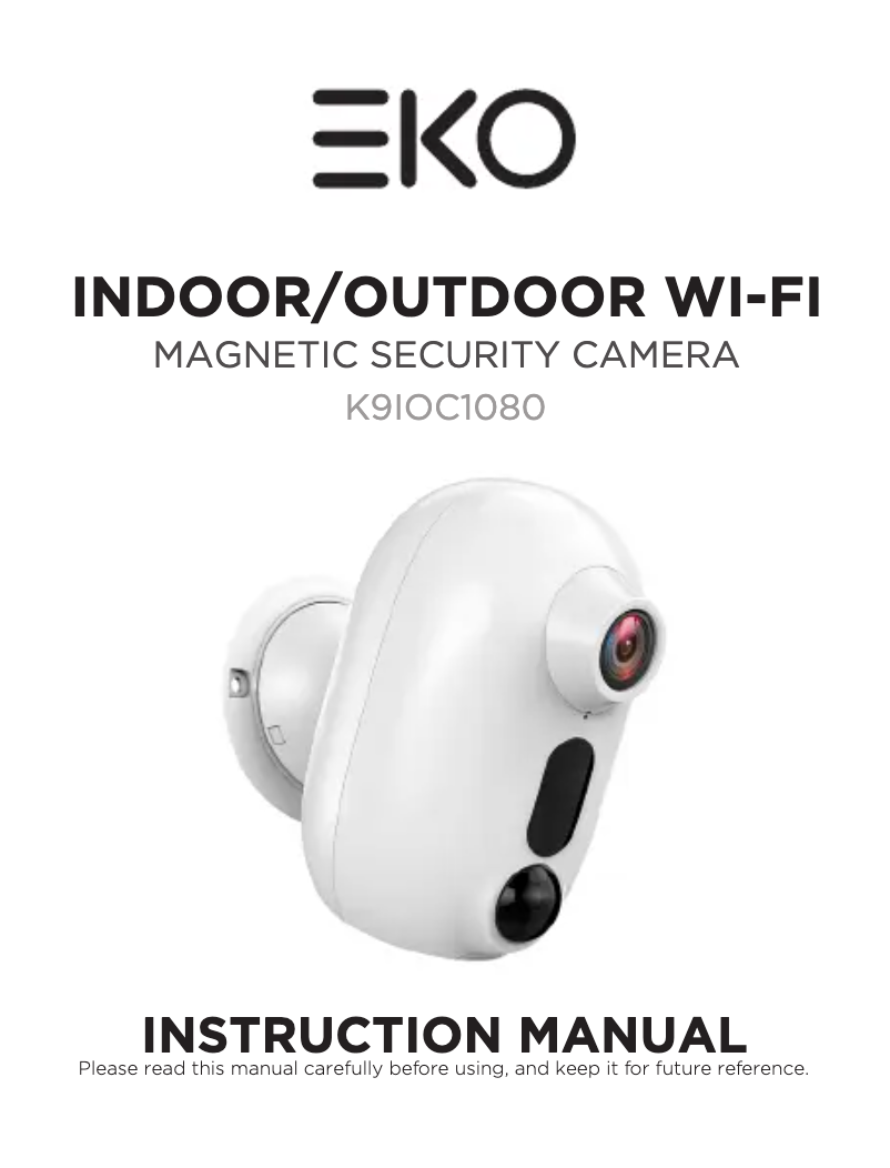 Page 1 de la notice Manuel utilisateur EKO K9IOC1080