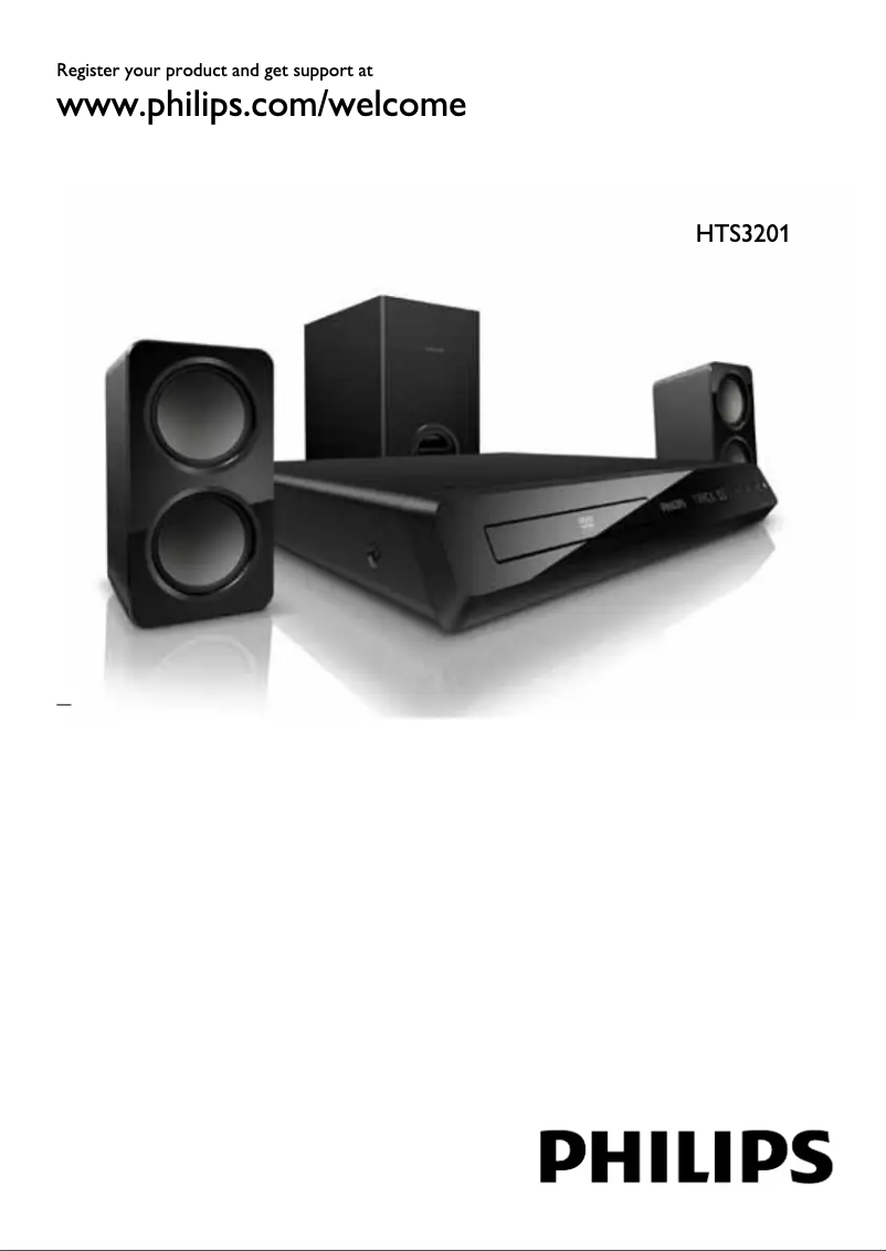 Page n°1 - Manuel utilisateur Philips HTS3201