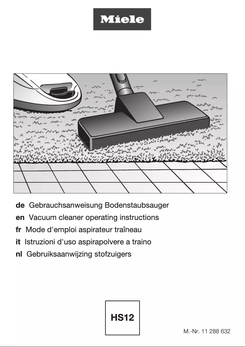 Page n°1 - Manuel utilisateur Miele Classic C1 PowerLine