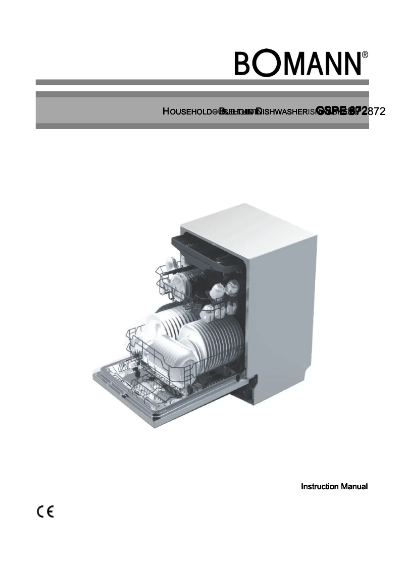 Page n°1 - Manuel utilisateur Bomann GSPE 872