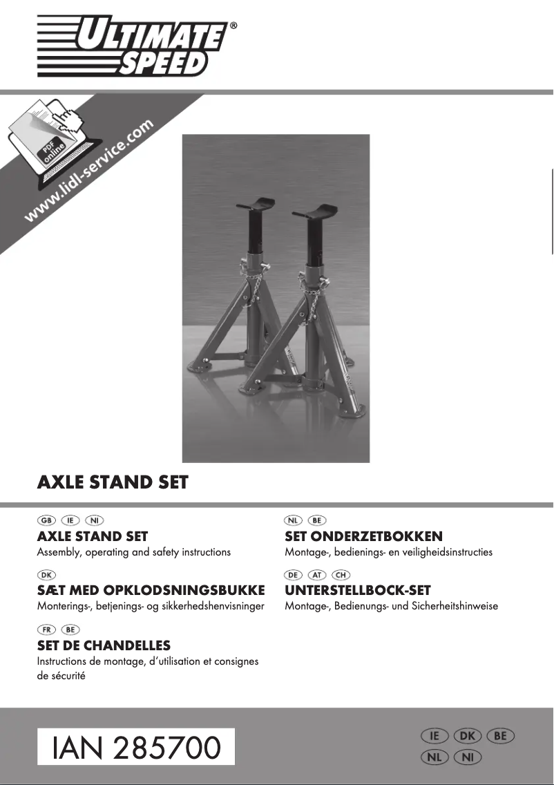 Página 1 del manual Manual de usuario Ultimate Speed IAN 285700