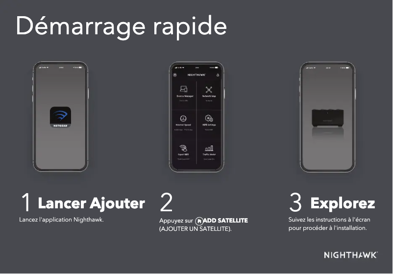 Image de la première page du manuel de l'appareil Nighthawk MS60