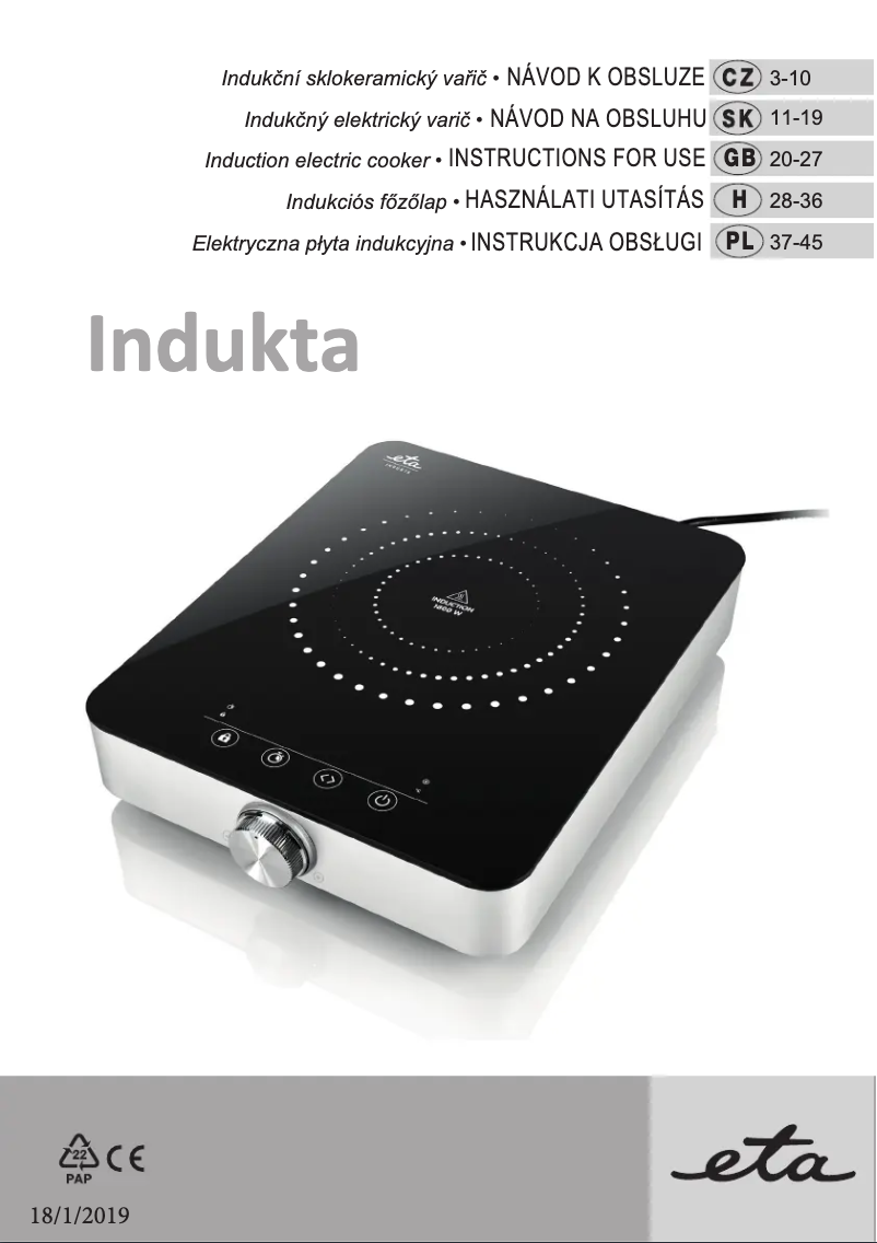 Image de la première page du manuel de l'appareil 0111 90000