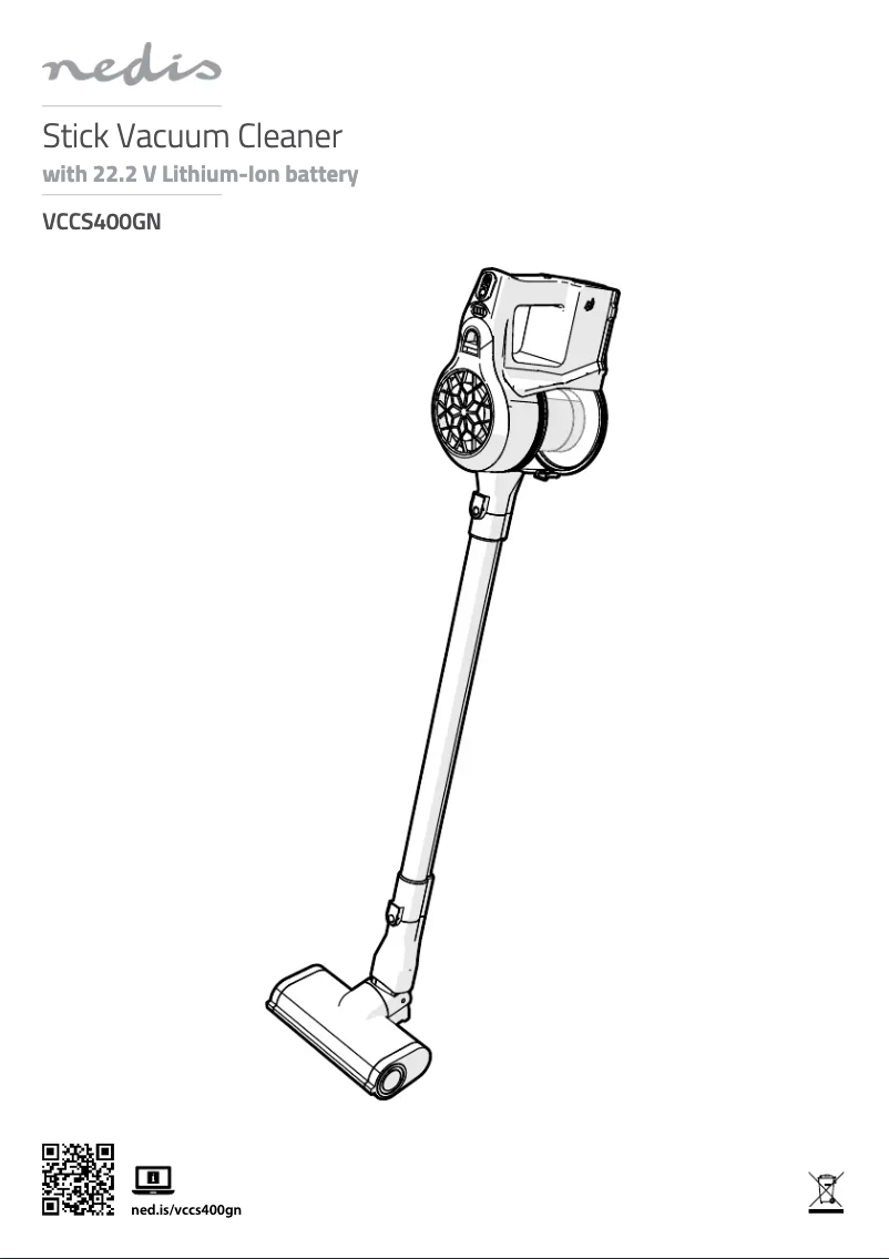 Page n°1 - Manuel utilisateur Nedis VCCS400GN