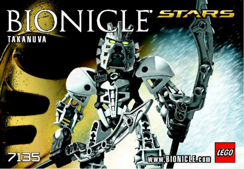 Image de la première page du manuel de l'appareil Bionicle 7135