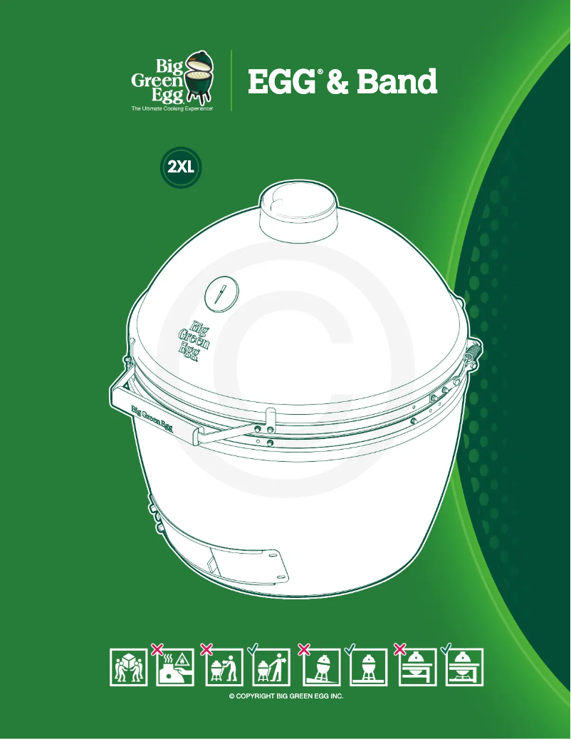 Página 1 del manual Manual de usuario Big Green Egg 2XL