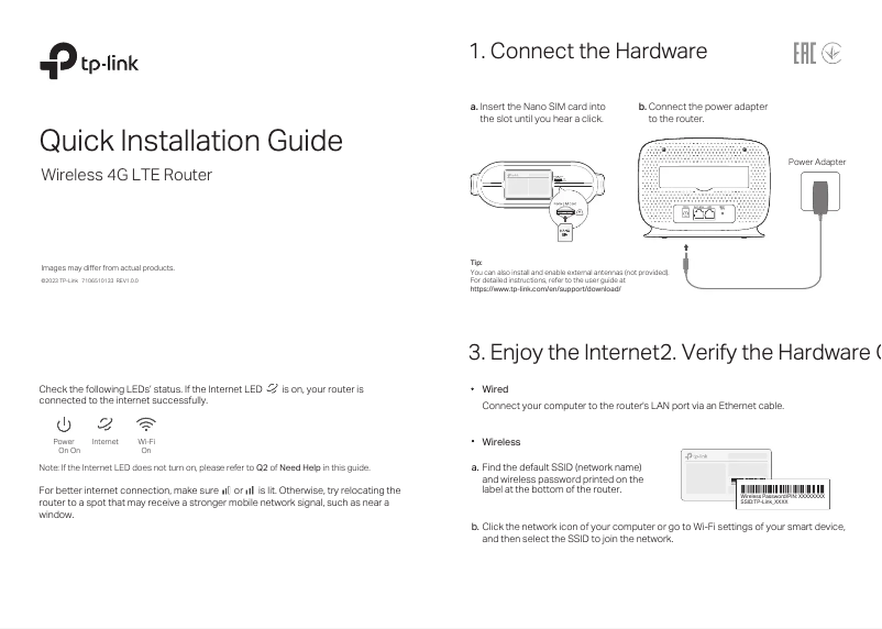 Página 1 del manual Manual de usuario TP-Link TL-MR105
