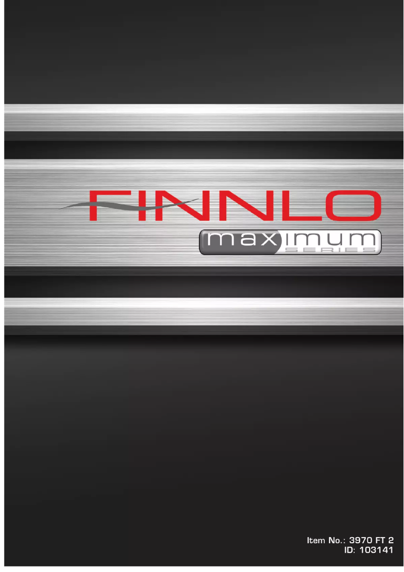 Page 1 de la notice Manuel utilisateur Finnlo Maximum Inspire FT2