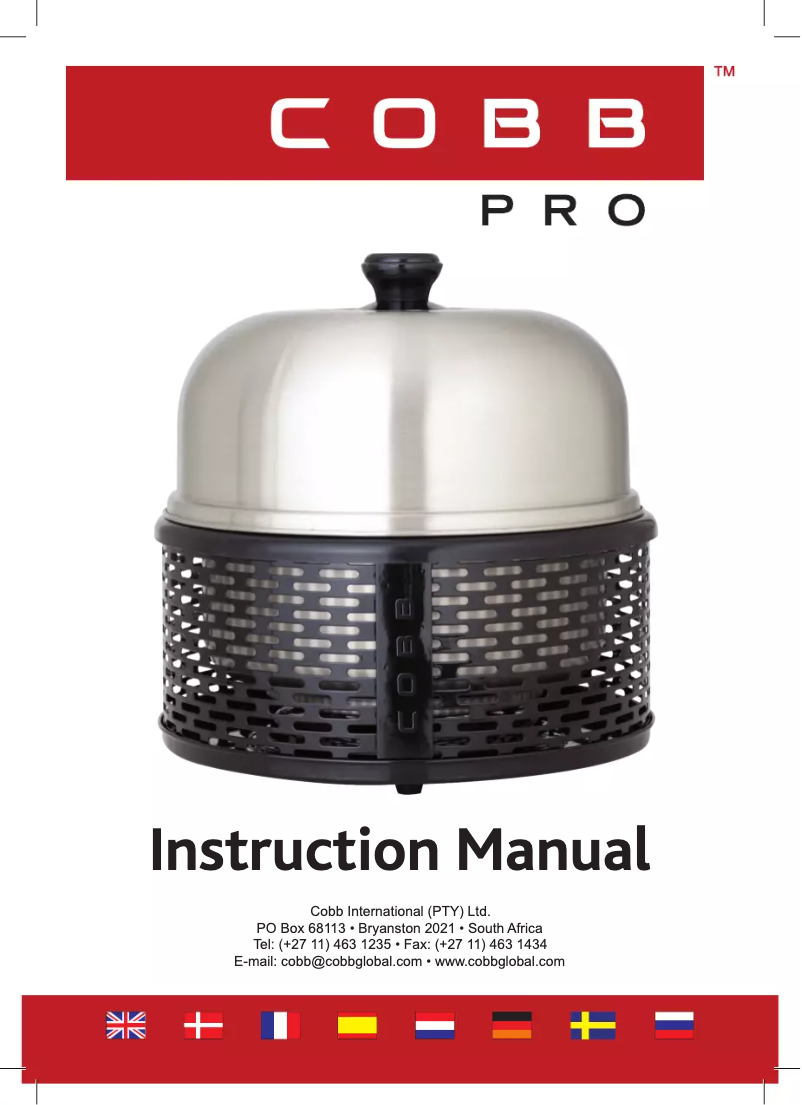 Página 1 del manual Manual de usuario Cobb Pro