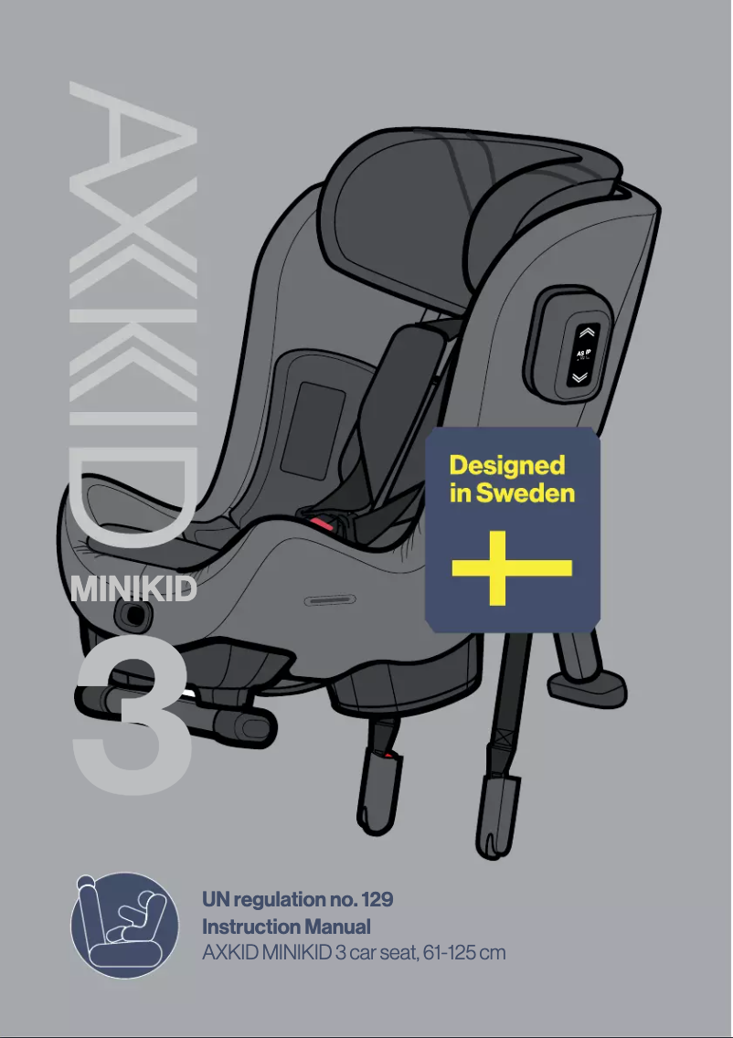 Page 1 de la notice Manuel utilisateur Axkid Minikid 3