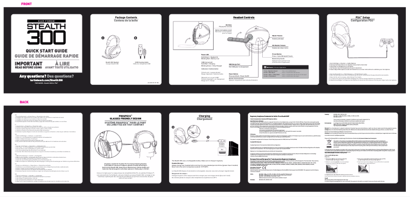 Page n°1 - Manuel utilisateur Turtle Beach Stealth 300P