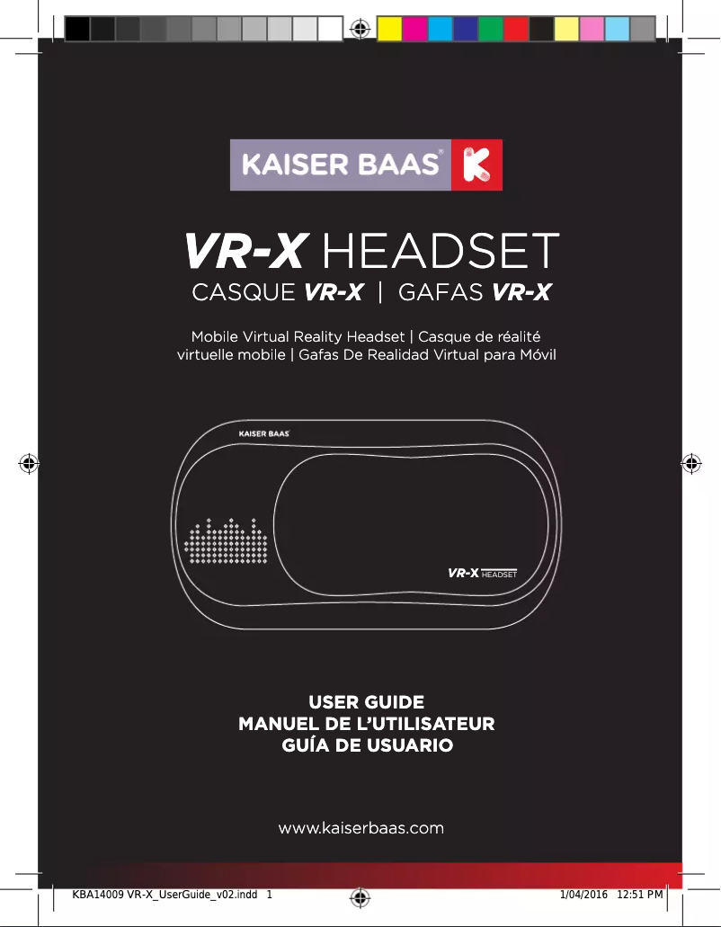 Image de la première page du manuel de l'appareil KBA14009