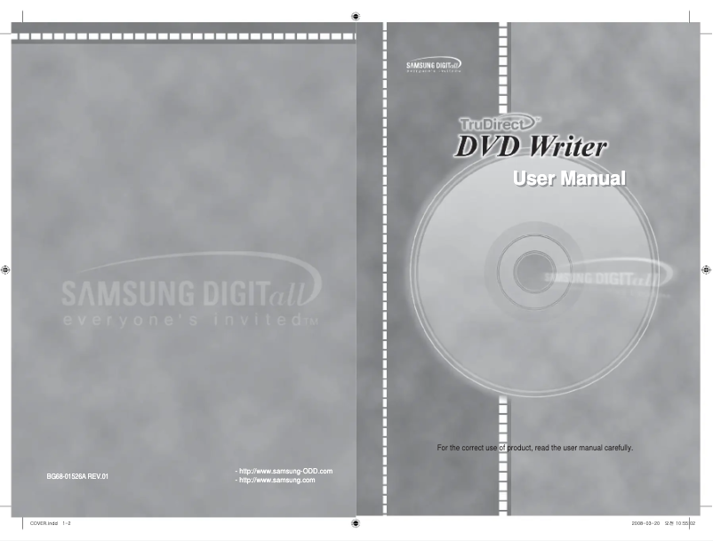 Page 1 de la notice Manuel utilisateur Samsung SH-S223C