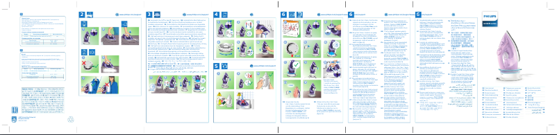 Page 1 de la notice Manuel utilisateur Philips EasySpeed Advanced GC3671