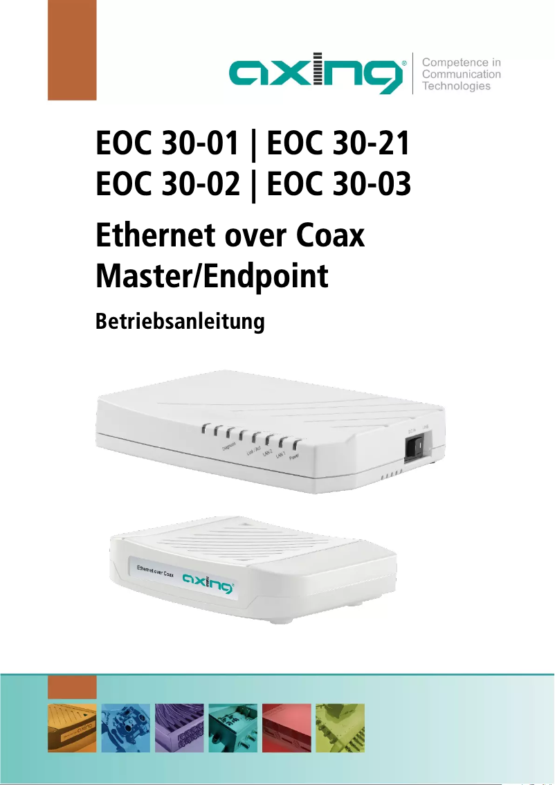Image de la première page du manuel de l'appareil EOC 30-01