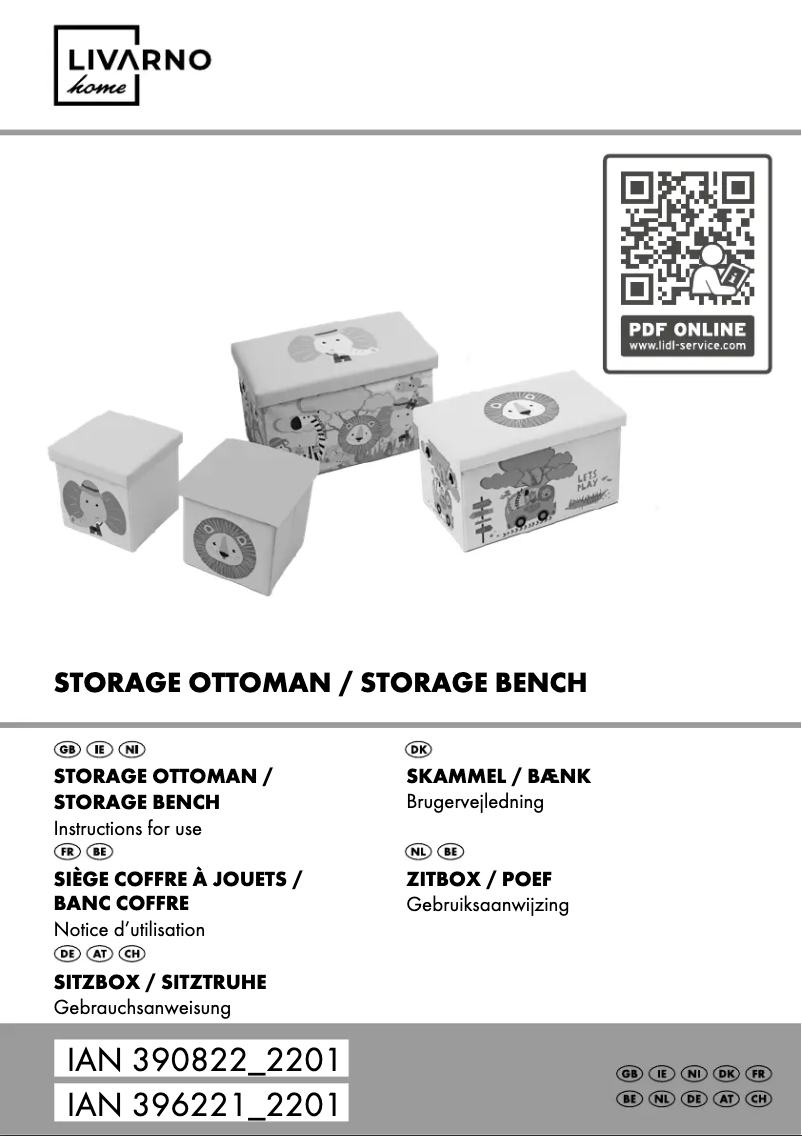 Página 1 del manual Manual de usuario Livarno Lux IAN 390822