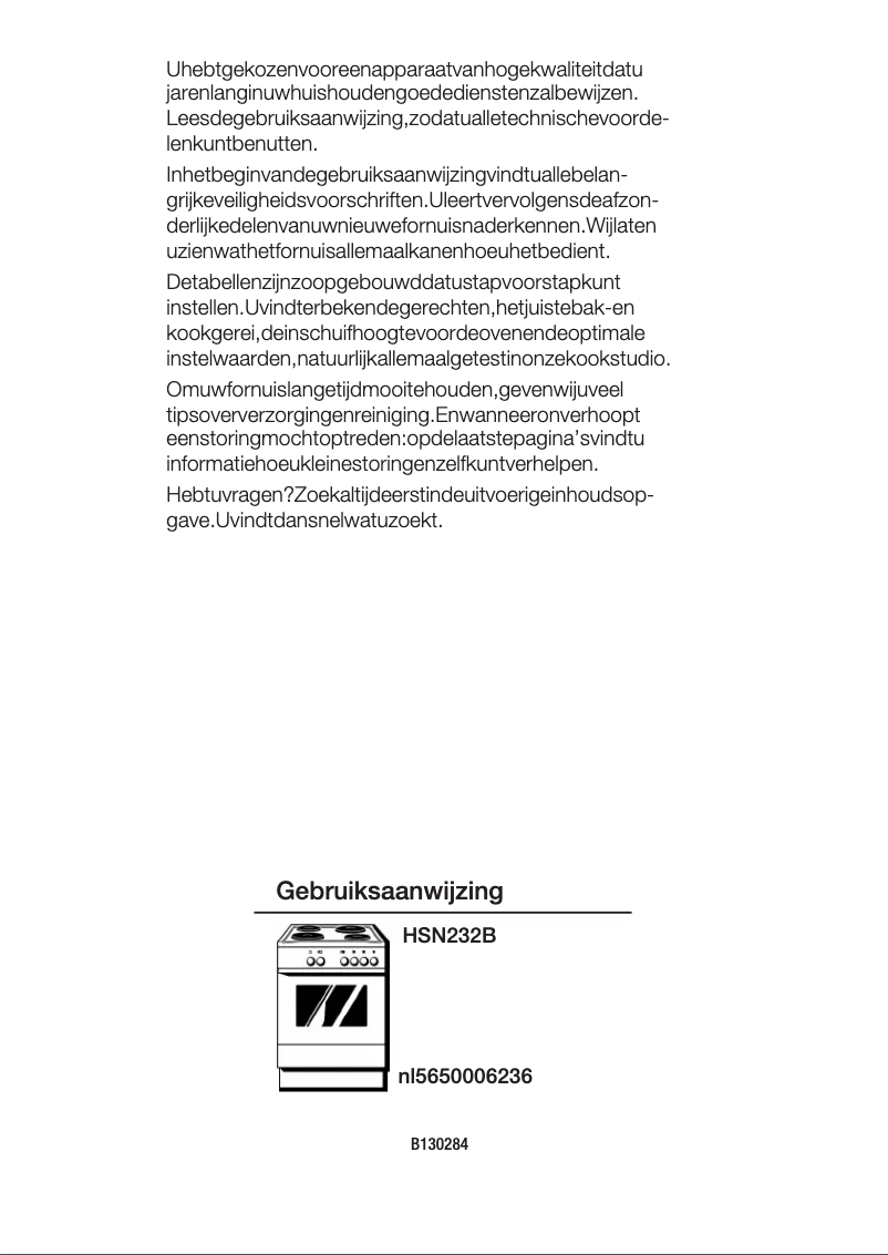 Página 1 del manual Manual de usuario Bosch HSN232B