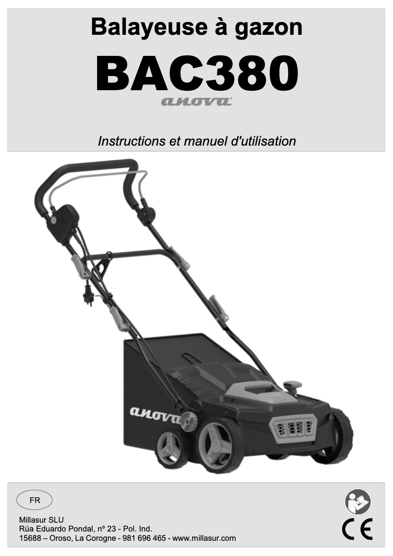 Página 1 del manual Manual de usuario Anova BAC380