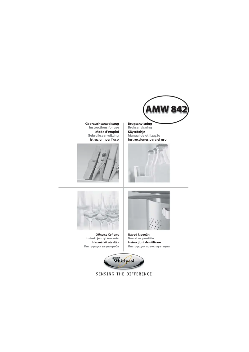 Page n°1 - Manuel utilisateur Whirlpool AMW 842 IX