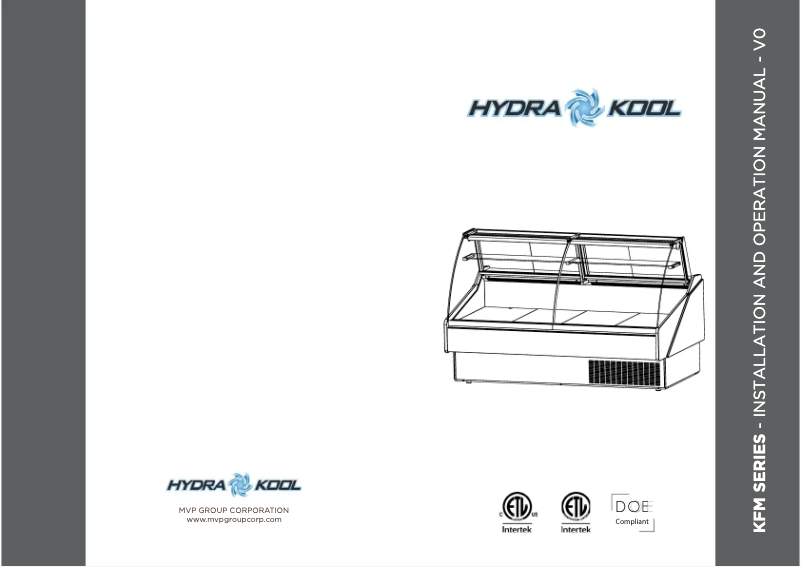 Page n°1 - Manuel utilisateur Hydra Kool KFM-SC-80-S