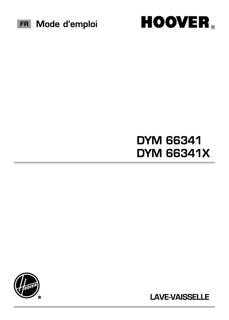 Página 1 del manual Manual de usuario Hoover DYM 66341-47