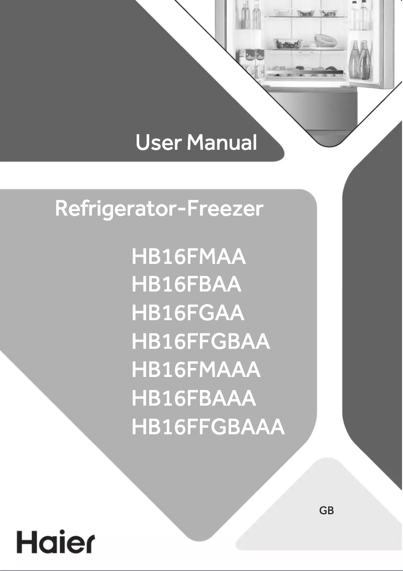 Página 1 del manual Manual de usuario Haier HB16FMAAA