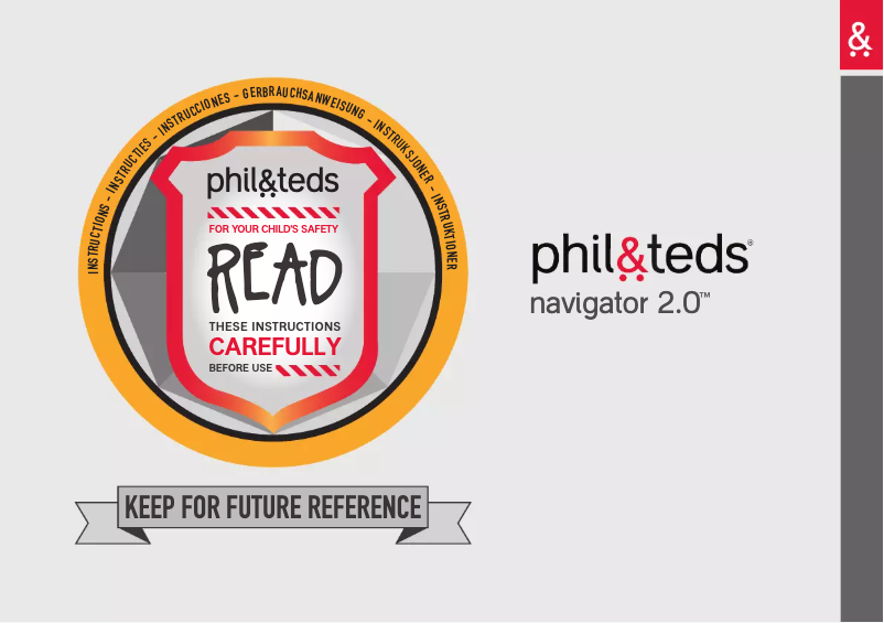 Page 1 de la notice Manuel utilisateur Phil & Teds Navigator Duo