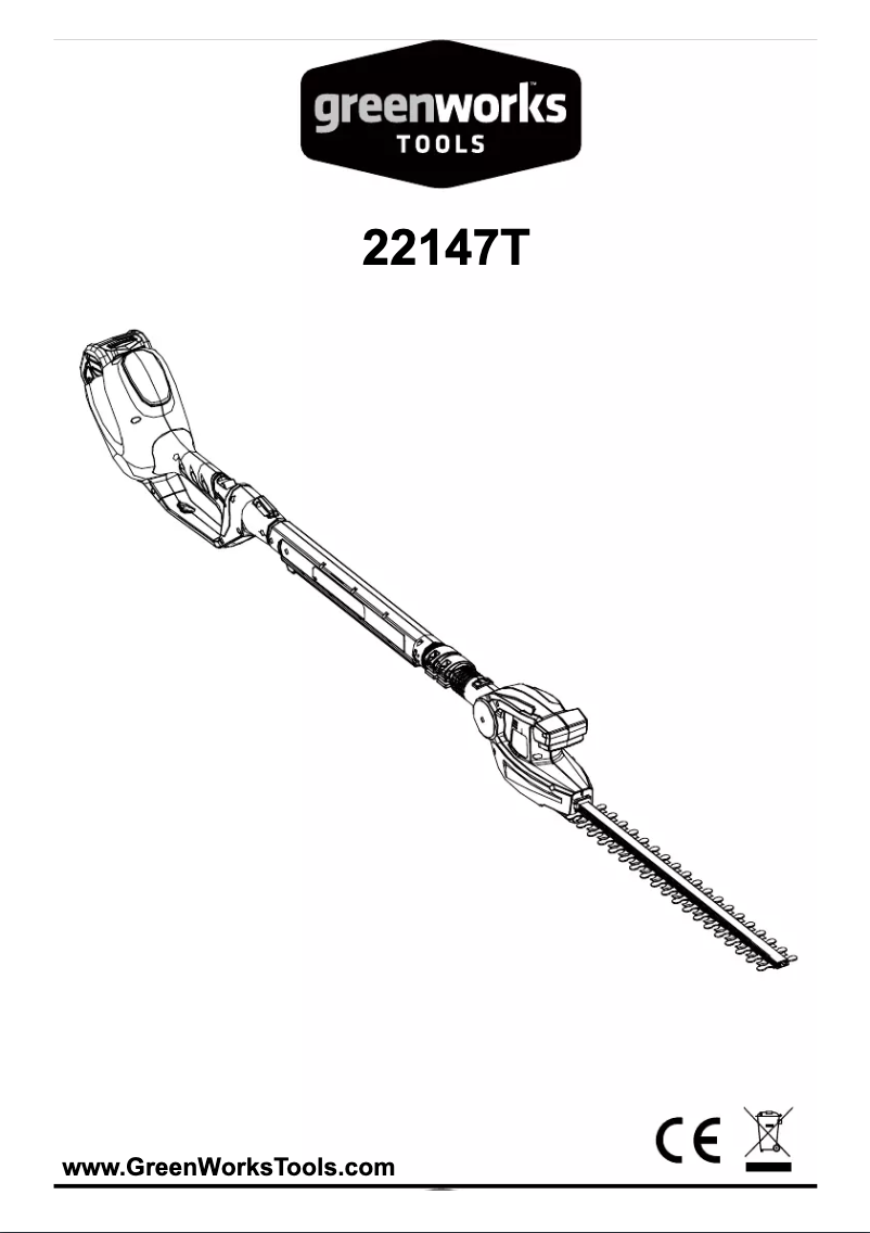 Page 1 de la notice Manuel utilisateur Greenworks G40PH51
