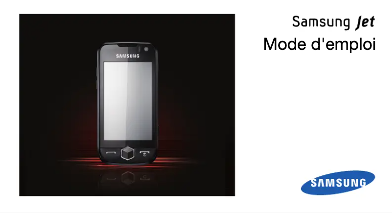 Page n°1 - Manuel utilisateur Samsung S8000