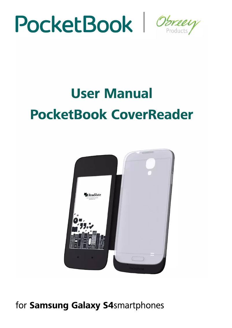 Page n°1 - Manuel utilisateur PocketBook CoverReader