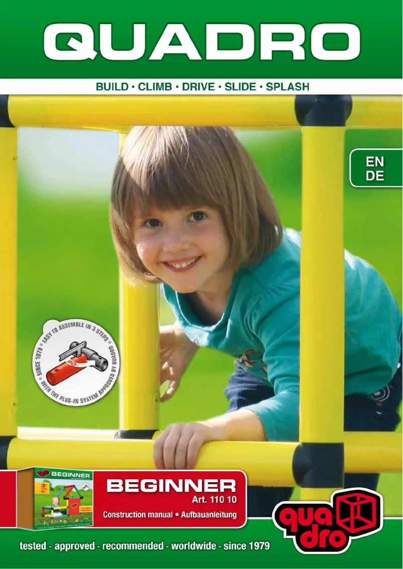 Page n°1 - Manuel utilisateur Quadro Beginner 11010