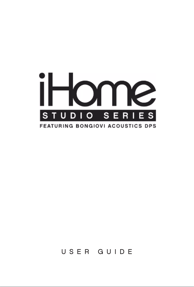 Página 1 del manual Manual de usuario iHome iP3